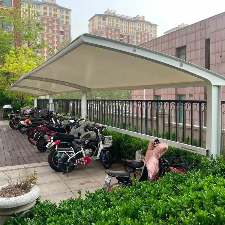 治多县膜结构电动车棚